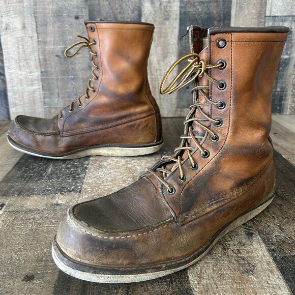 Red Wing 10877 Moc Toe Work Boots Mens 11.5 D main image 6